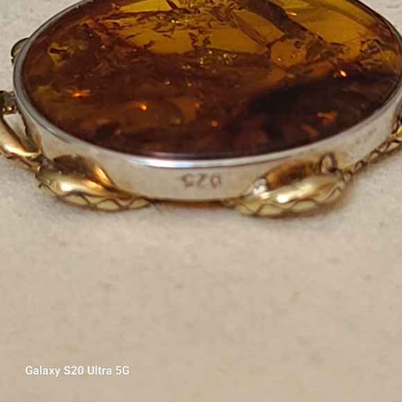 Baltic Amber snake pendant - Picture 4 of 4